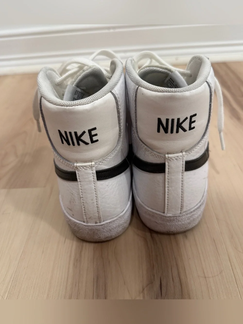 Nike Blazers White and Black